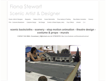 Tablet Screenshot of fionastewartscenicart.com